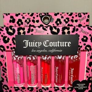 Juicy Couture Women Makeup 5-Piece Pink Lip Gloss Set